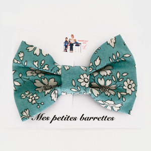 Barrettes verte par Mathilde coud pour L