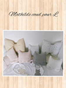 Décoration beige par Mathilde coud pour L
