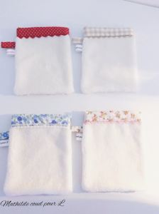 Gant de toilette liberty par Mathilde coud pour L