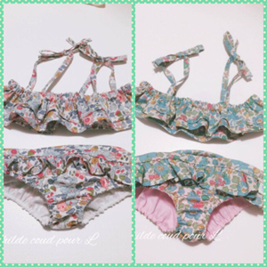 Maillots de bain enfant liberty Mathilde coud pour L