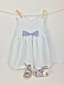 Robe blanche par Mathilde coud pour L